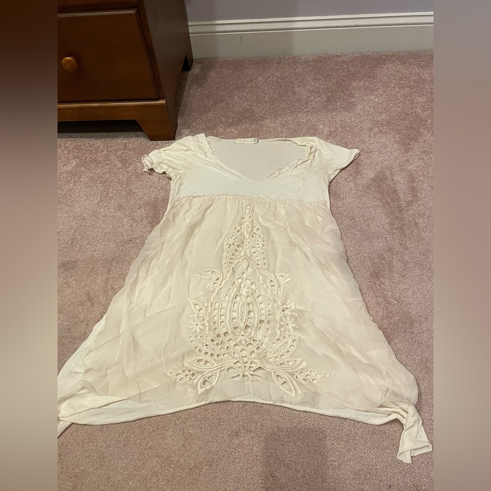 4LoveAndLiberty Johnny Was Silk & Embroidered Shirt